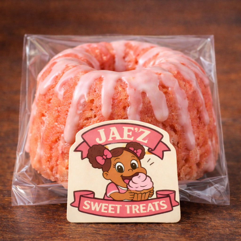 Strawberry Cream Bundt cake